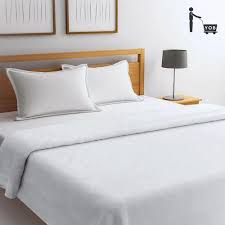 Delecacy Premium Bedsheet white