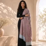 Delecacy Afsana – Silk & Wool Himroo Stole 2