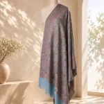 Delecacy Afsana – Silk & Wool Himroo Stole 6