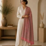 Delecacy Naaz – Silk & Wool Himroo Stole 6
