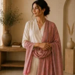 Delecacy Naaz – Silk & Wool Himroo Stole 4