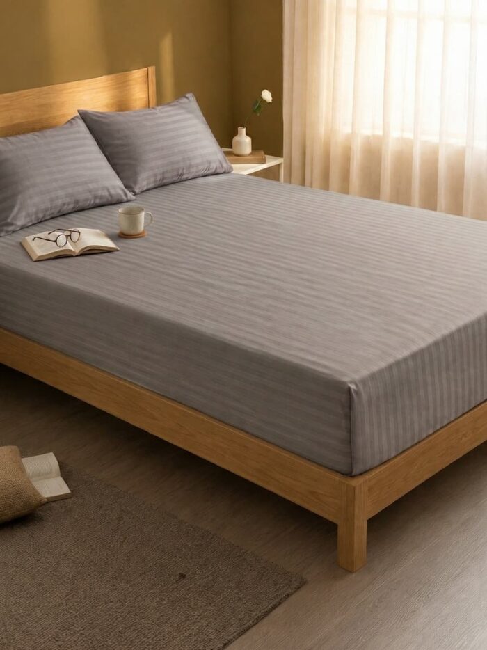 delecacy-nivara-210tc-sateen-stripe-bedsheet-off-white-3