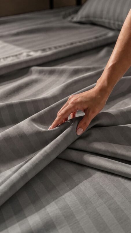 210 TC sateen bedsheet