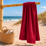 Crimson Veil Bamboo Terry Towel 2