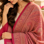 Delecacy Gulnaar – Silk & Wool Himroo Stole 2