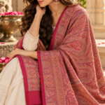 Delecacy Gulnaar – Silk & Wool Himroo Stole 1