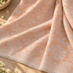 Delecacy Raveya – Silk & Wool Himroo Shawl 3
