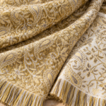 Delecacy Suneh – Silk & Wool Himroo Shawl 3