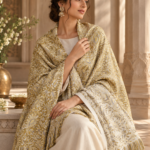 Delecacy Suneh – Silk & Wool Himroo Shawl 1