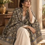 Delecacy Zarika – Silk & Wool Himroo Shawl 1